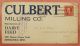 Culbert Milling Company Envelope, 1921